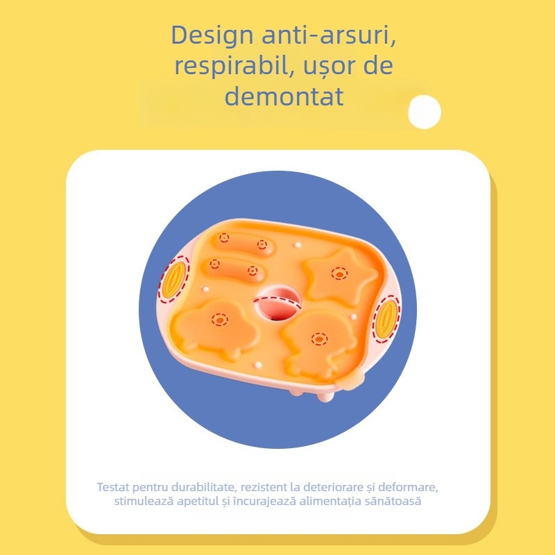 Formă din silicon pentru hrana bebelușilor, cu design astronaut, rezistentă la temperaturi înalte, pentru aburire și coacere — forme pentru prăjituri la abur, prăjituri de orez și cârnați