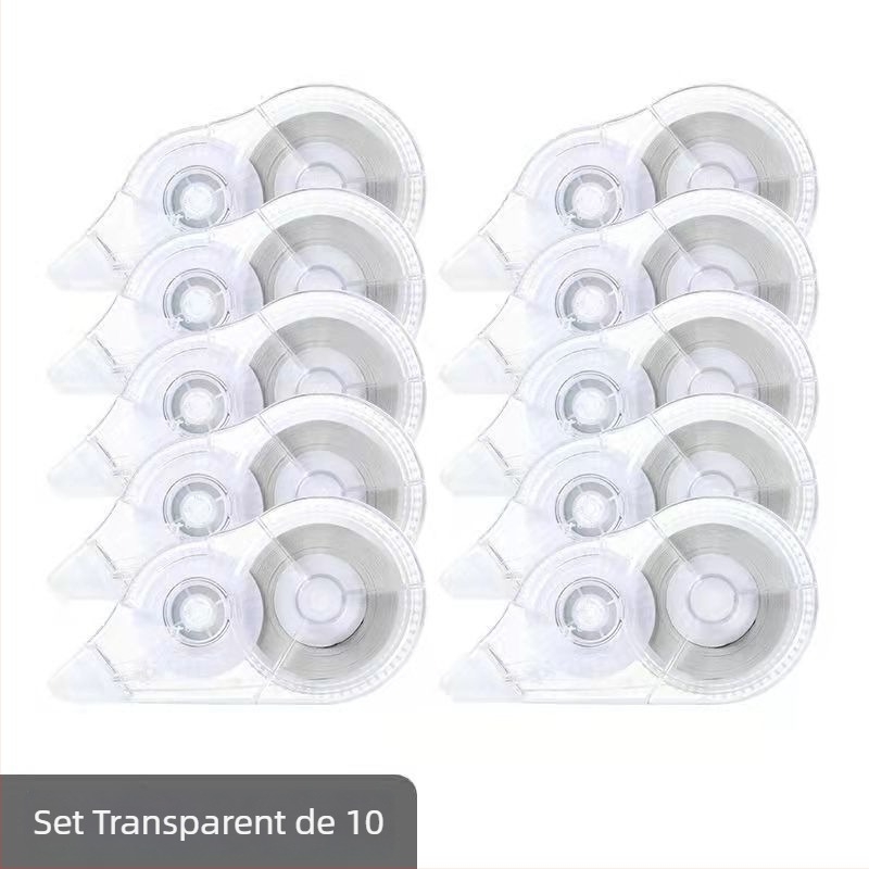 LeqiShi Bandă corectoare, set de 5 sau 10 bucăți, Capacitate mare, pentru elevi