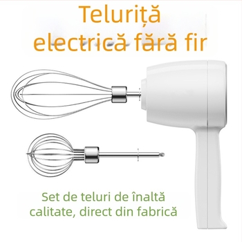Bețișor de ouă fără fir, mixér electric reîncărcabil, pentru frișcă, din oțel inoxidabil 304, pentru bucătărie de casă