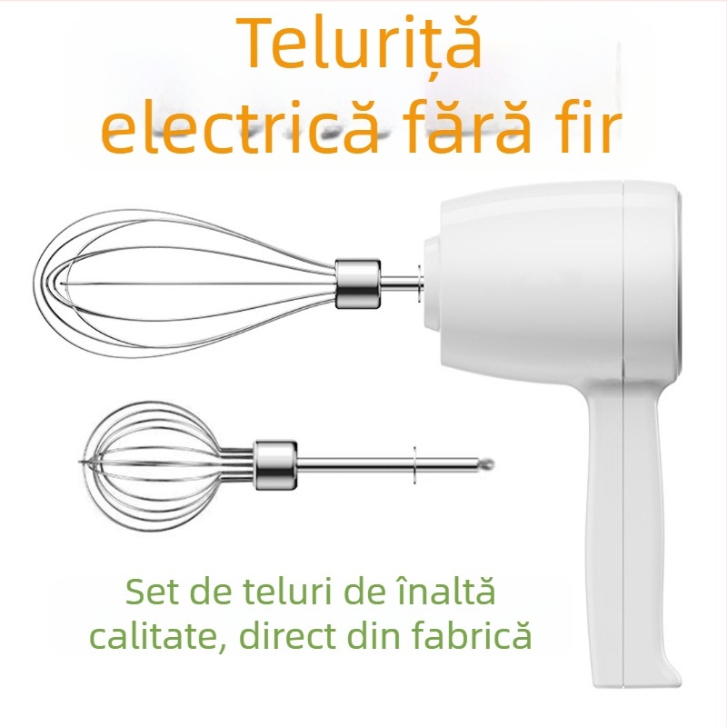 Bețișor de ouă fără fir, mixér electric reîncărcabil, pentru frișcă, din oțel inoxidabil 304, pentru bucătărie de casă