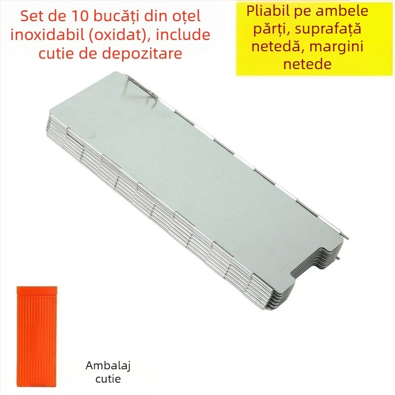 Ecran anti-vânt pentru aragaz cu gaz - protecție pentru camping