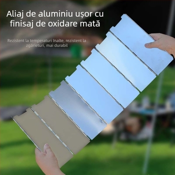 Ecran de protecție împotriva vântului pentru aragaz de camping