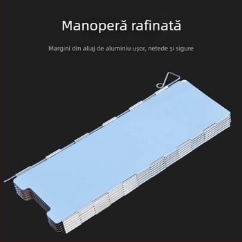 Ecran de protecție împotriva vântului pentru aragaz de camping