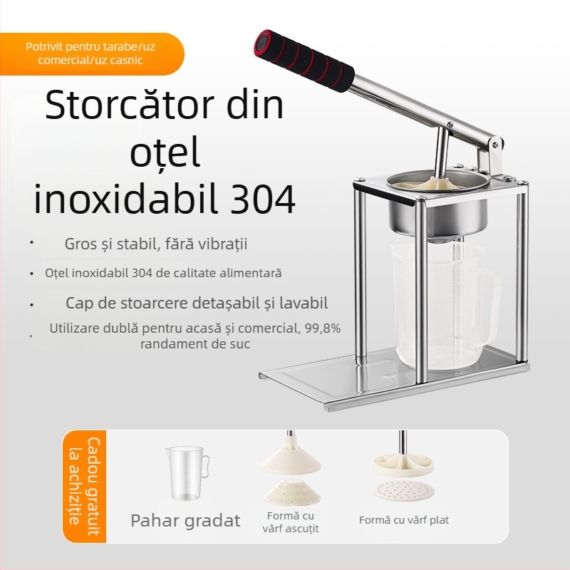 Storcător manual mic pentru uz casnic, multifuncțional, pentru suc proaspăt de portocale și rodie