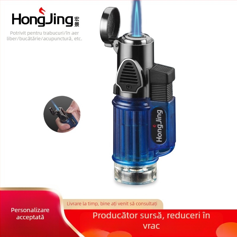 Hongjing 1205 Aprindător cu jet drept și mini torță de sudură pentru bucătărie, camping și grătar