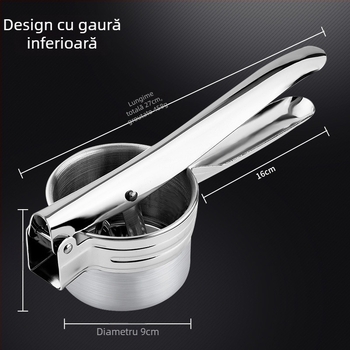Storcător manual din oțel inoxidabil – presă pentru lămâi și fructe, multifuncțional