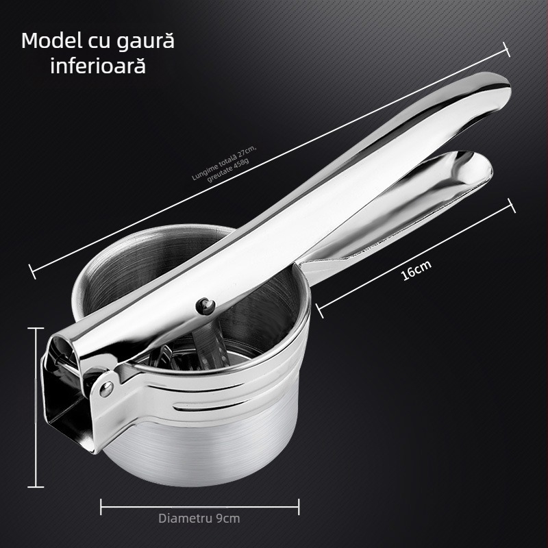 Storcător manual din oțel inoxidabil – presă pentru lămâi și fructe, multifuncțional