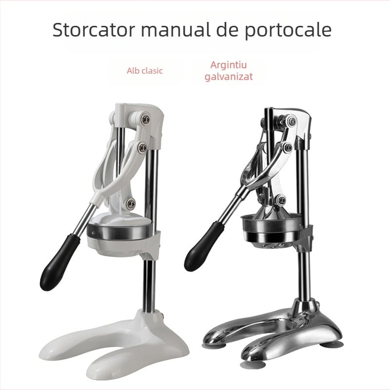 Aparat de stoarcere manual pentru tarabe — utilizare comercială, oțel inoxidabil 304, pentru suc de lămâie și portocale