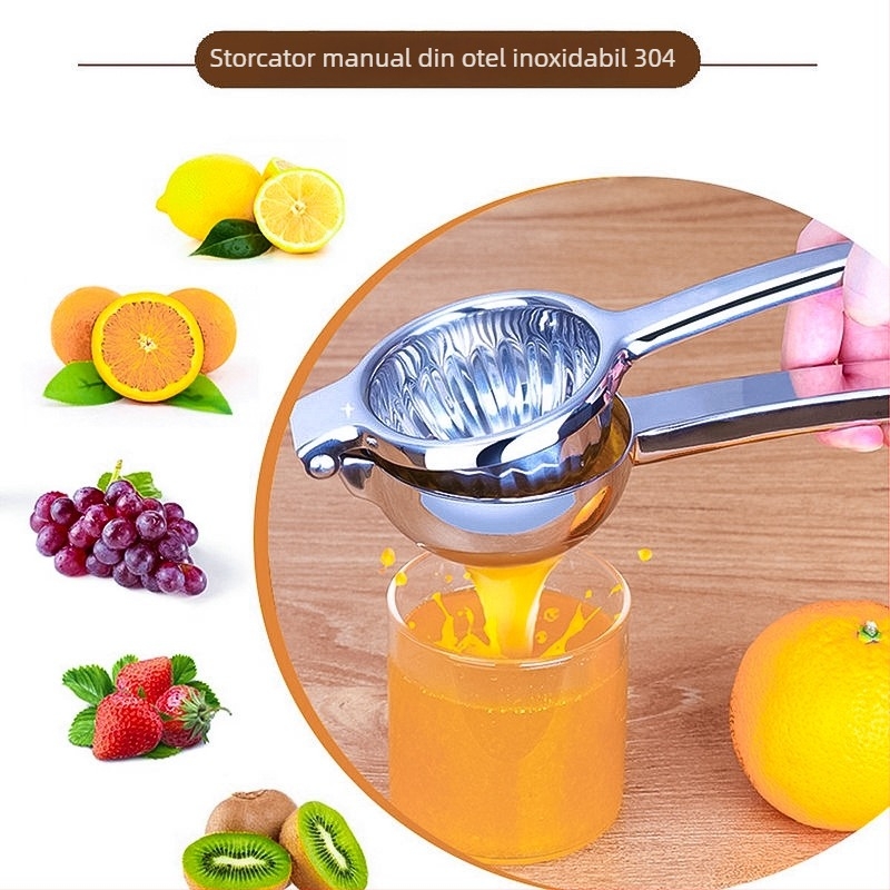 Storcător manual din oțel inoxidabil 304 pentru lămâi, portocale și mere