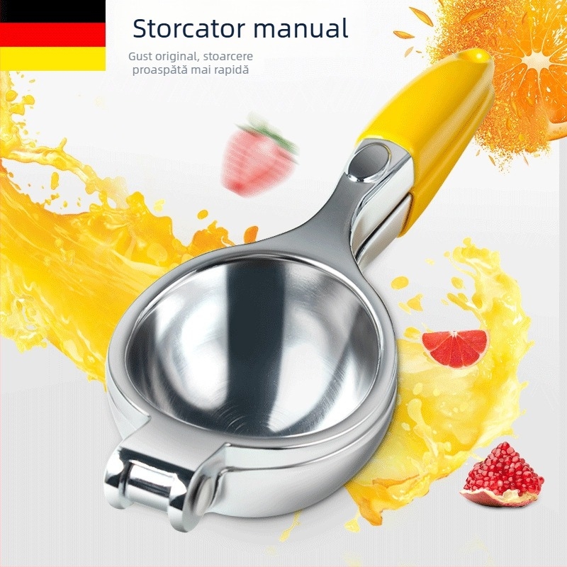 Storcător manual din aliaj de zinc, pentru fructe și lămâi, ustensilă de bucătărie