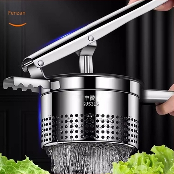 Juicer manual din oțel inoxidabil 316 pentru umplerea legumelor și stoarcerea apei