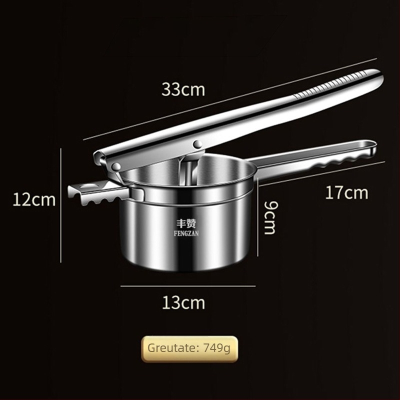 Juicer manual din oțel inoxidabil 316 pentru umplerea legumelor și stoarcerea apei