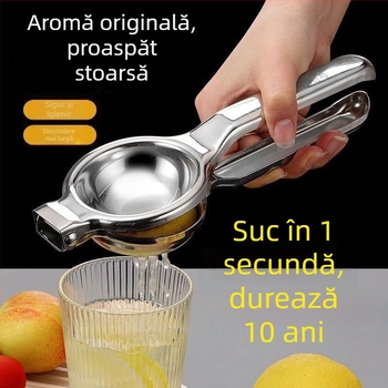 Sorcător de citrice din oțel inoxidabil, manual, pentru lămâi, lime și portocale