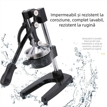 Storcător manual din oțel inoxidabil pentru uz comercial, personalizat, negru