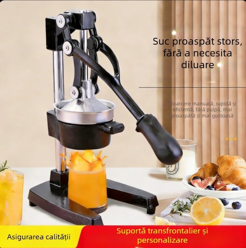 Storcător manual din oțel inoxidabil pentru uz comercial, personalizat, negru