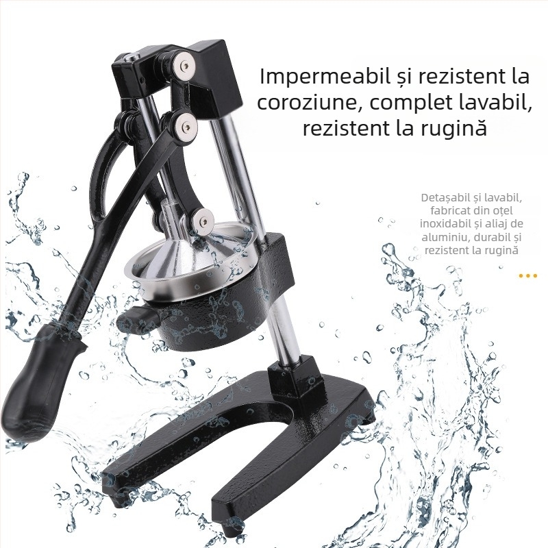 Storcător manual din oțel inoxidabil pentru uz comercial, personalizat, negru