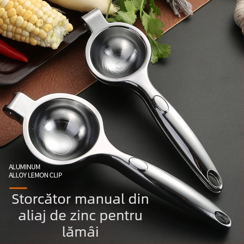 Storcător manual din aliaj de zinc pentru lămâi, mere și portocale – storcător de fructe pentru uz casnic