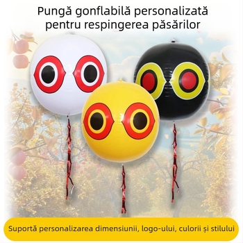 Baloni gonflabili personalizabili pentru îndepărtarea păsărilor, de 16 inch, pentru ferme și livezi, cu logo personalizabil, dimensiuni, culori și stiluri