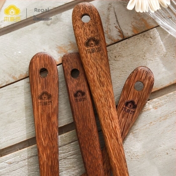 Set din lemn: spatulă de bucătărie și lingură pentru supă și orez, spatulă pentru prăjit, ustensile de bucătărie din lemn solid, lemn de înaltă calitate, sigur pentru alimente