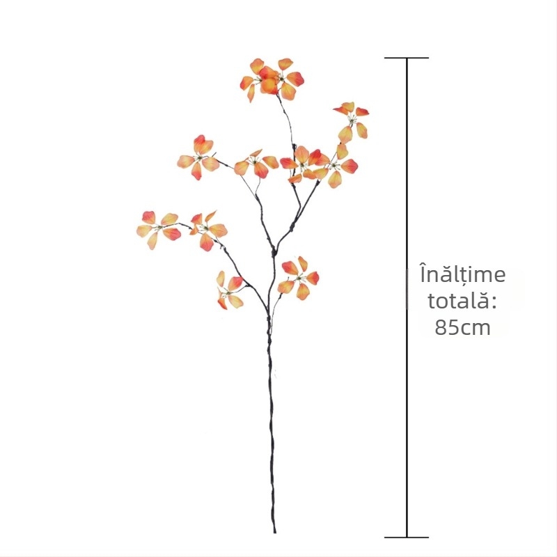 Guanyin lotus ramură, floare artificială pentru decorul casei și nunți, stil INS MW16302