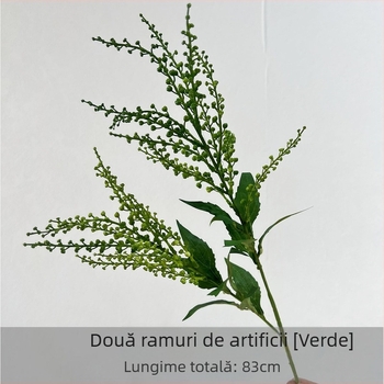 Flori artificiale și plante verzi din plastic pentru decorarea culoarului de nuntă, decor de casă și recuzită pentru fotografiere