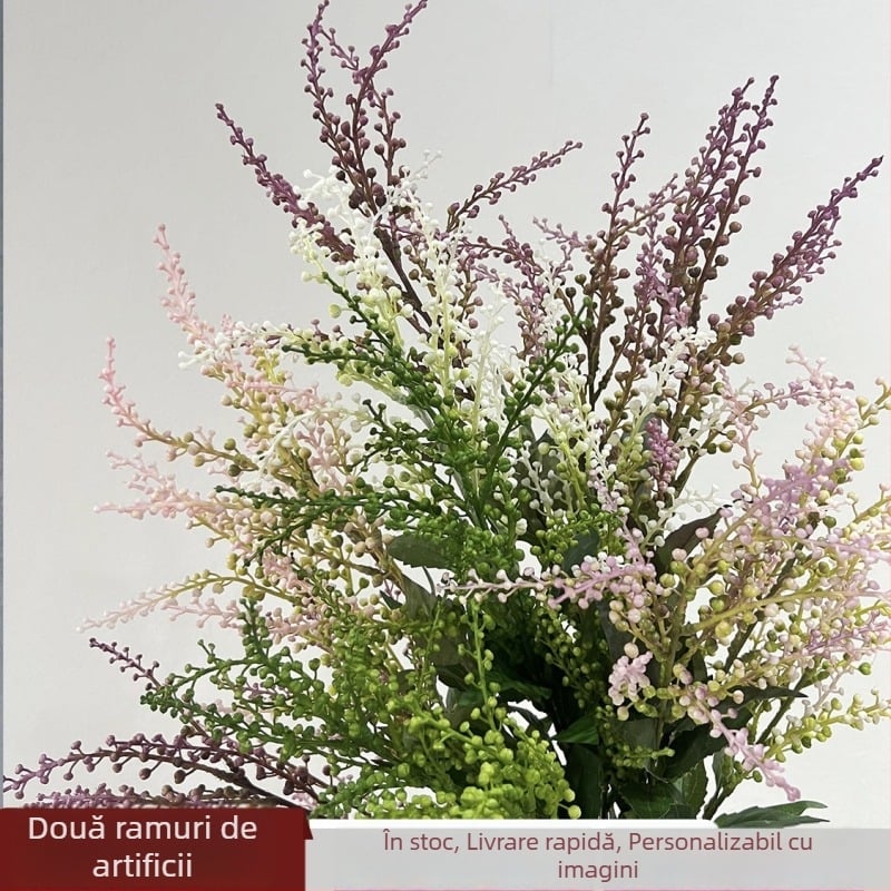 Flori artificiale și plante verzi din plastic pentru decorarea culoarului de nuntă, decor de casă și recuzită pentru fotografiere