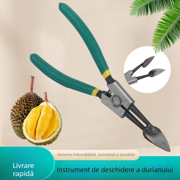 Set cuțite durian cu deschizător de coajă – unelte de deschidere durian, clips, lopățică și altele