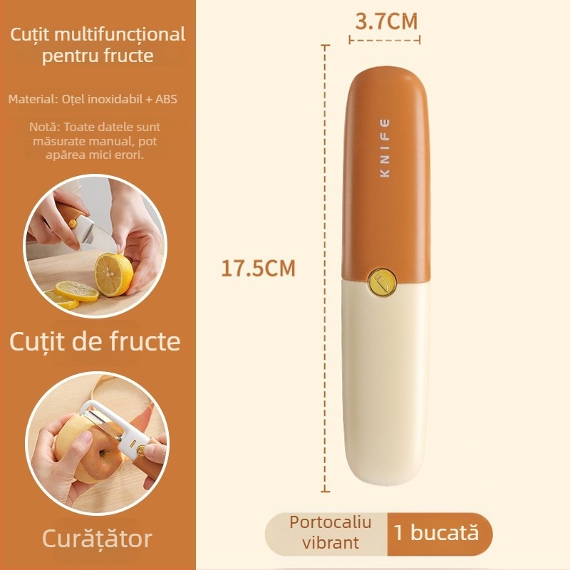 Curățător de fructe și legume, portabil, două în unu, multifuncțional