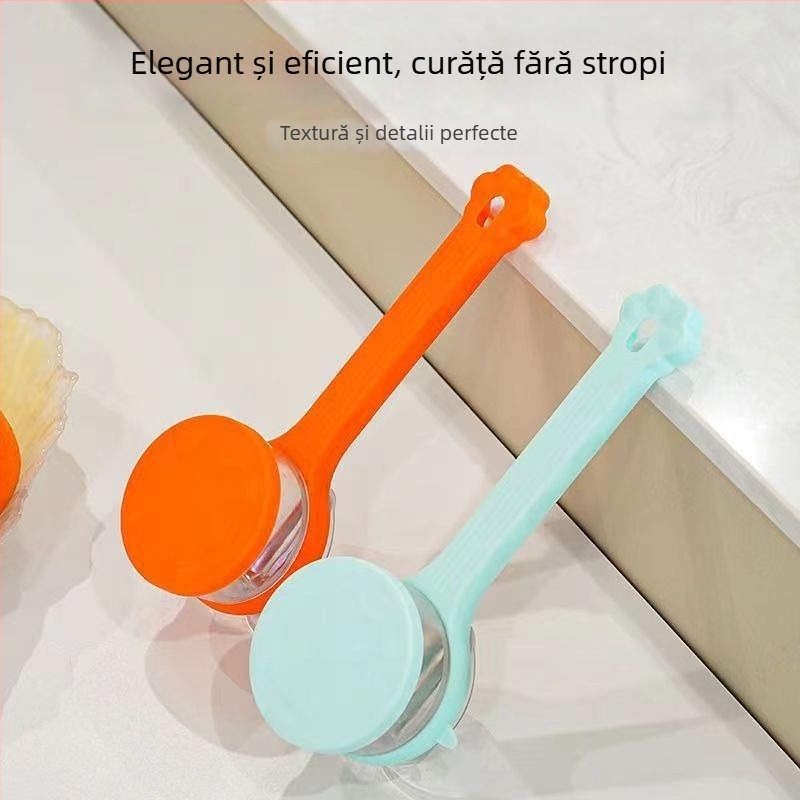 Curățător de fructe și legume cu compartiment de depozitare încorporat – anti-stropire, multifuncțional