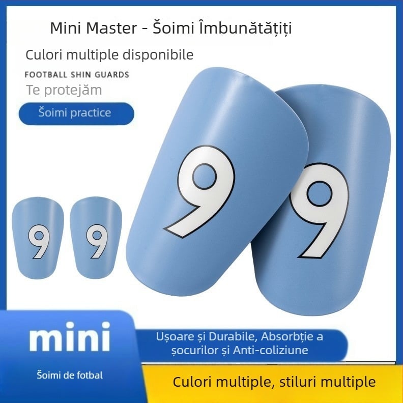 Protecții tibii pentru fotbal cu plăci interschimbabile – pentru adulți și copii, antrenament