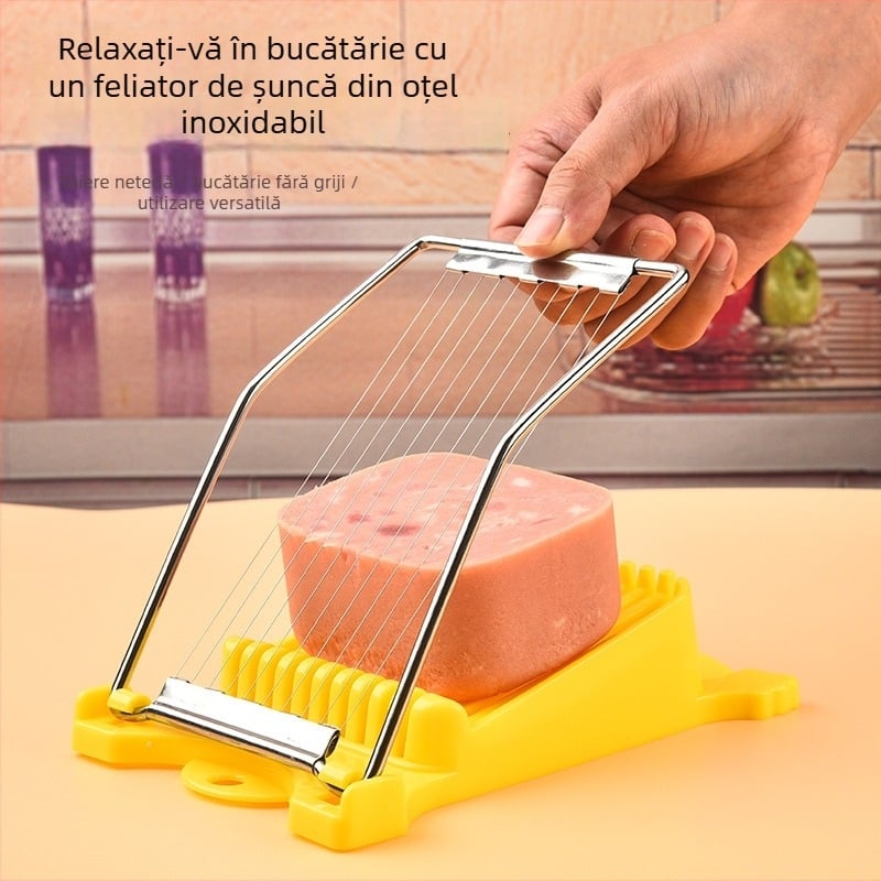 Slicer multifuncțional de bucătărie pentru carne de prânz, ouă, șuncă și fructe