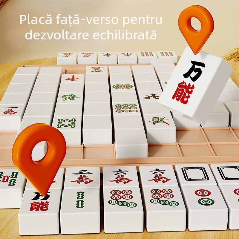 Joc de masă Mahjong creativ pentru gândire și memorie – puzzle, logică și mai multe moduri de joc