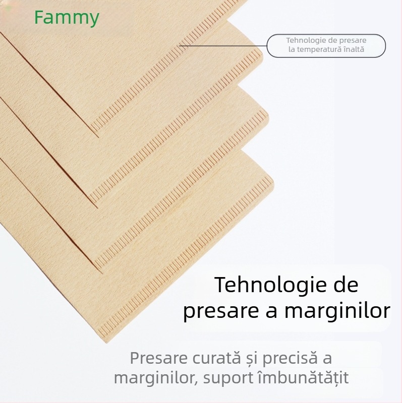 V60 Filtru de cafea – Filtru de hârtie pentru cafea, conic, culoare naturală