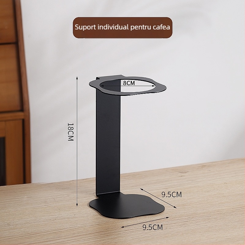 Stativ pentru cafea preparată manual, cu suport metalic pentru filtre V60