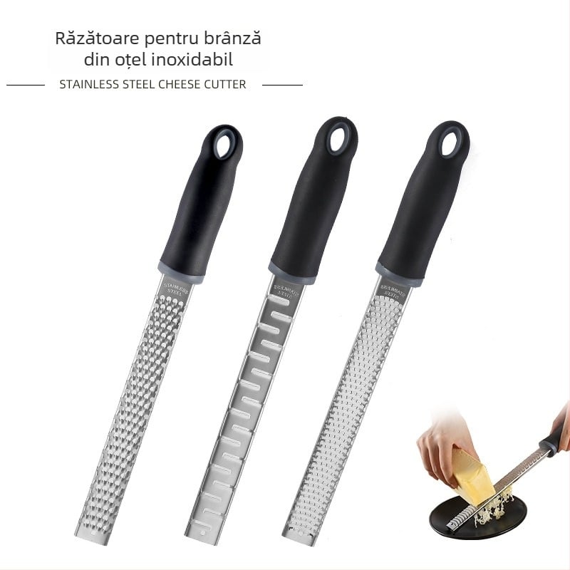 Răzuitor din oțel inoxidabil 304 pentru coajă de lămâie, ghimbir, fructe, legume și brânză