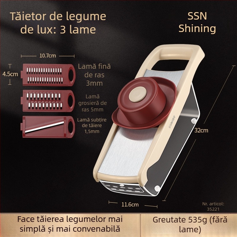 Feliator multifuncțional pentru fructe și legume: lămâi, portocale, grepfrut și cartofi
