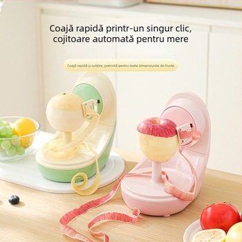 Curățător electric multifuncțional pentru fructe, automat, pentru uz casnic, decojire subțire pentru mere și pere, complet automat