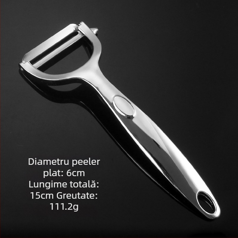 Curățitor de legume și fructe din oțel inoxidabil 304, cu model punctat