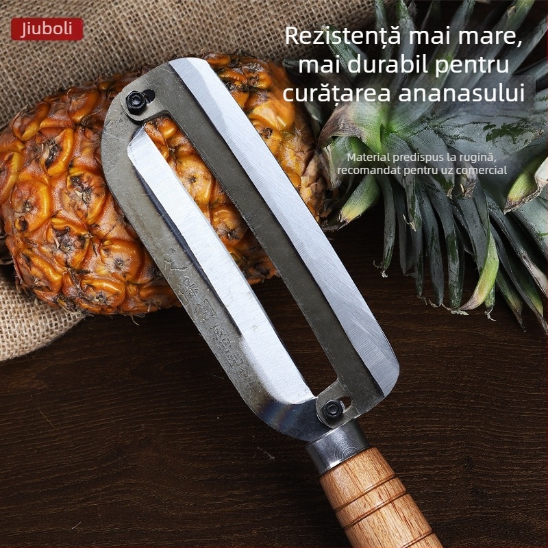 Cuțit Kuboli pentru ananas și decojit, Unealtă profesională de decojit ananas, Model 18-5