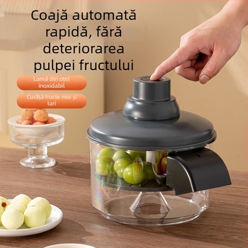 Curățitor electric pentru fructe și legume, dispozitiv compact de bucătărie, multifuncțional