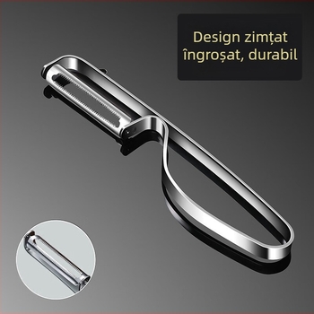 Curățător de legume din oțel inoxidabil pentru mere, cartofi și fructe