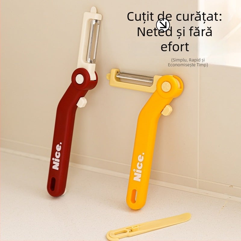 Curățător de bucătărie 3 în 1 pentru cartofi și fructe – unealtă de decojit mere