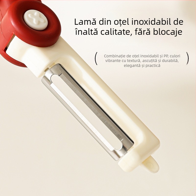 Curățător de bucătărie 3 în 1 pentru cartofi și fructe – unealtă de decojit mere