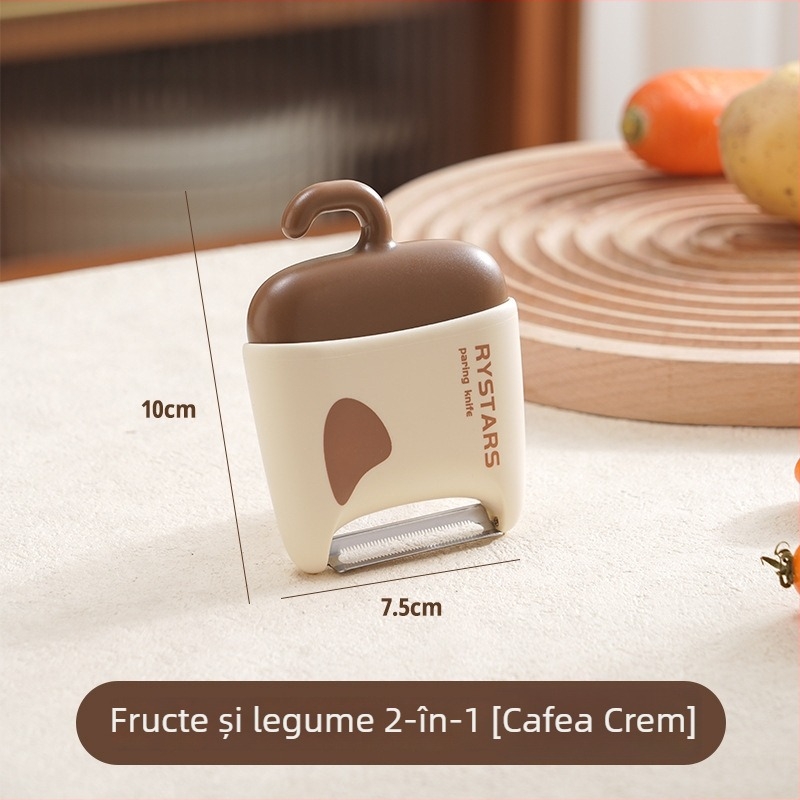 Curățător multifuncțional de bucătărie pentru fructe, cartofi și mere