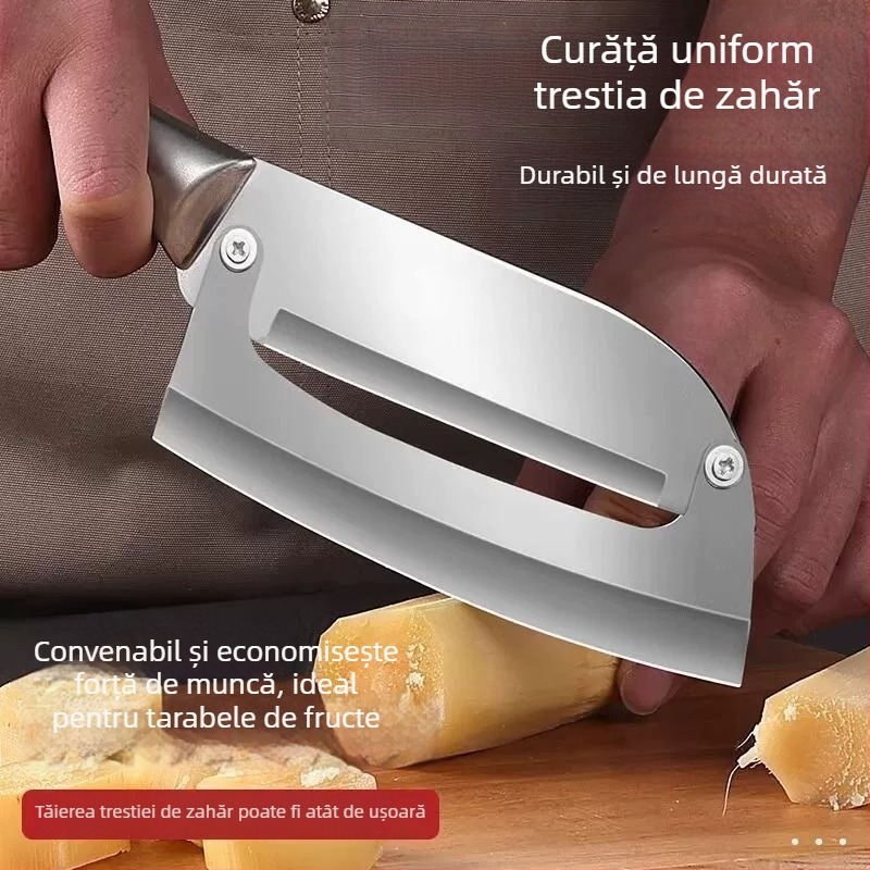 Decojitor de bucătărie din oțel inoxidabil, multifuncțional pentru cartofi, trestie de zahăr și ananas