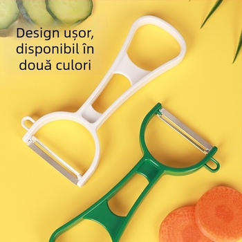 Camellia Cuțit de curățat și răzuitor pentru mere, cartofi și fructe – unelte de bucătărie retro