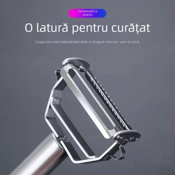Răzuitor de bucătărie din oțel inoxidabil, multifuncțional, pentru fructe, legume și cartofi