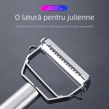 Răzuitor de bucătărie din oțel inoxidabil, multifuncțional, pentru fructe, legume și cartofi