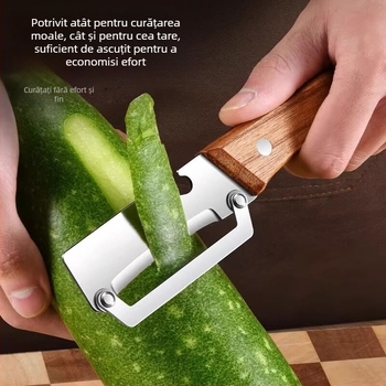 Curățător pentru fructe și cartofi, oțel inoxidabil 3Cr13, mâner PP, design modern minimalist