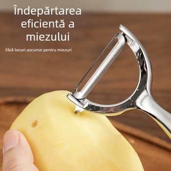 Decojitor pentru fructe și legume din oțel inoxidabil 304 – unealtă multifuncțională de decojire a merelor
